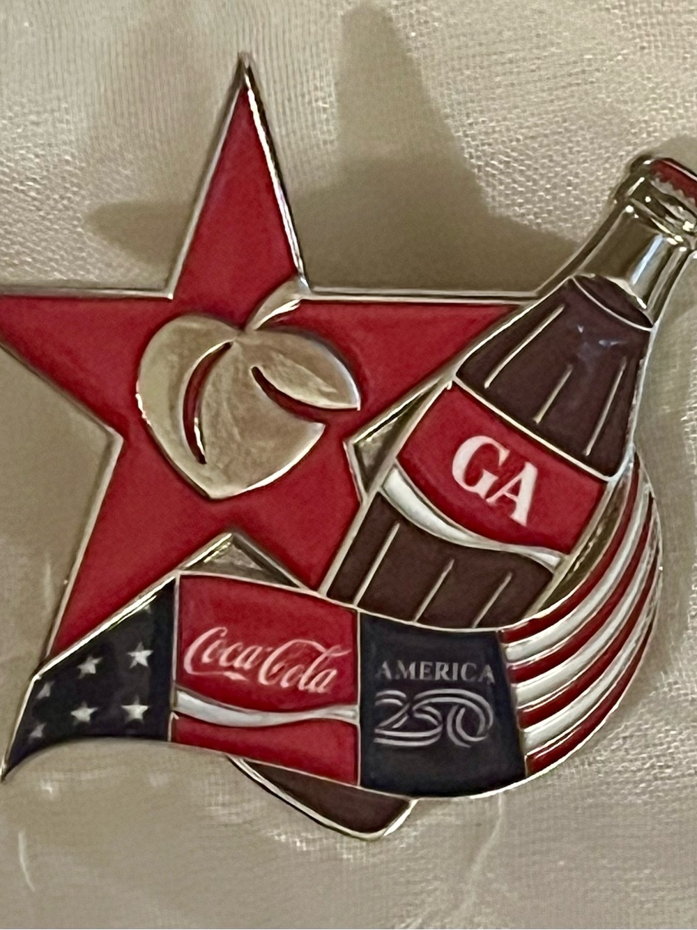 Coca‑Cola 250 America Limited Edition Lapel Pin